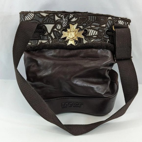 Bocage Bucket Bag Brown Purse - Picture 2 of 14